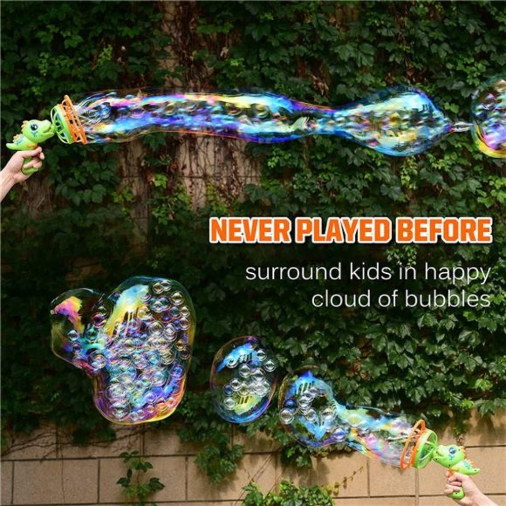 Giant Bubble Gun for Kids - Bubbles for Kids Age 3-4-5, Big Bubble Wands